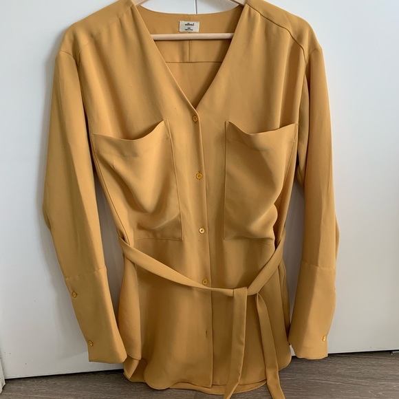 ARITZIA Zelie Shirt - Cairo Gold - XXS - Picture 4 of 5